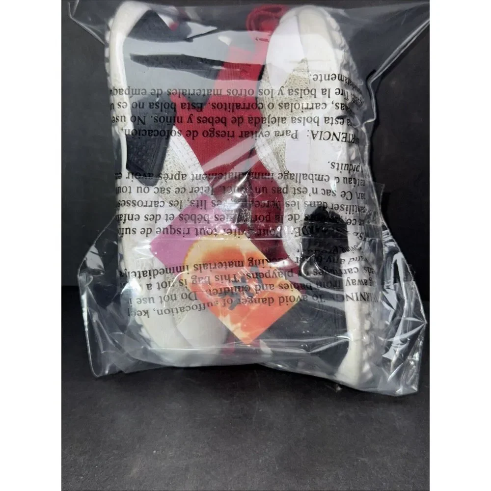 Nike Huarache Soft Motion Baby Toddler White Red Shoes Size US 5C‎